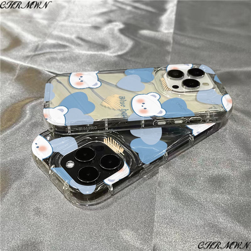 Ốp Điện Thoại Mềm Trong Suốt In Hình Gấu Nhỏ Dễ Thương Cho Iphone 11sins / little Bear 7 xr8 14Promax1312