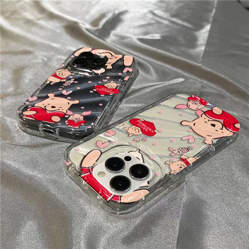 Ốp Điện Thoại Mềm In Hình Gấu Pooh / Pigeto / Pigeto / 7Plus 1312 / 11 Xr8 / iPhone14promax