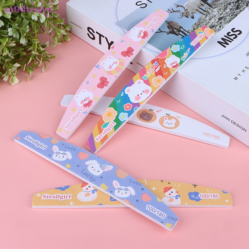 Dụng Cụ Dũa Móng Hai Mặt Xo94Bsyu Họa Tiết Hoạt Hình Dễ Thương