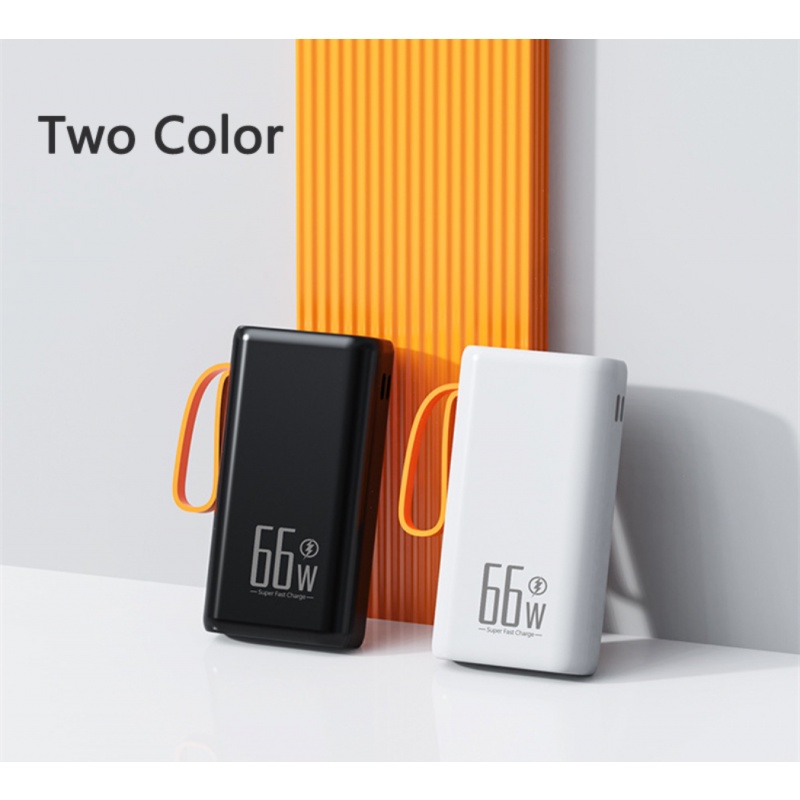 Pin Sạc Dự Phòng Mini 10000mAh PD 66W Có Đèn LED Chất Lượng Cao Cho iPhone Xiaomi