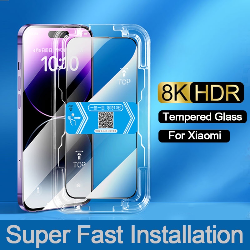 Ốp Điện Thoại Kính Cường Lực Chống Cháy Nổ Cho Xiaomi Redmi Note 12 Pro+ Plus 5G 4G 11 10 9 8 Pro 7 11s 10s 9s 12C 10C 10A 9T