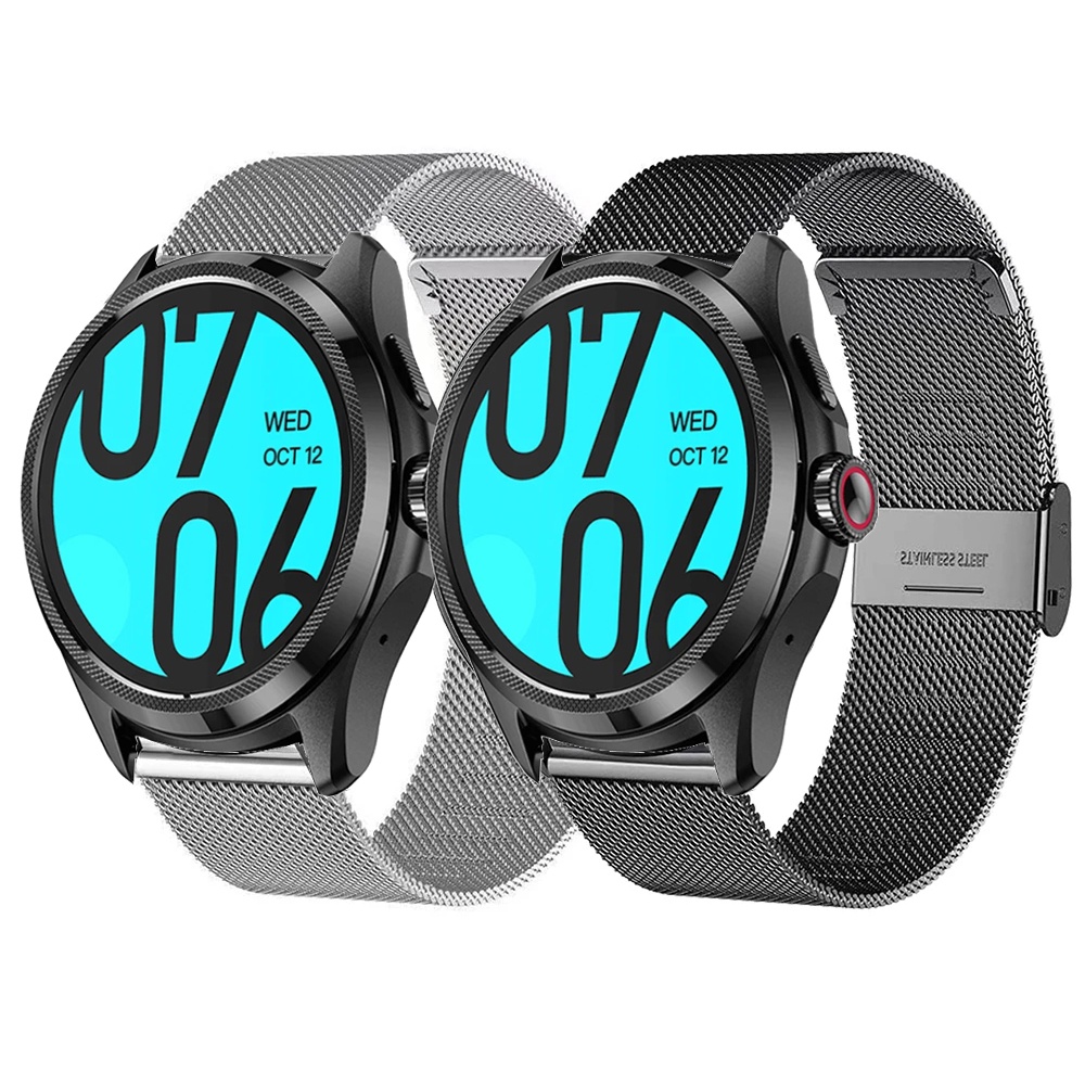 Dây Đeo Inox Cho Đồng Hồ Thông Minh TicWatch Pro 5 3 24mm