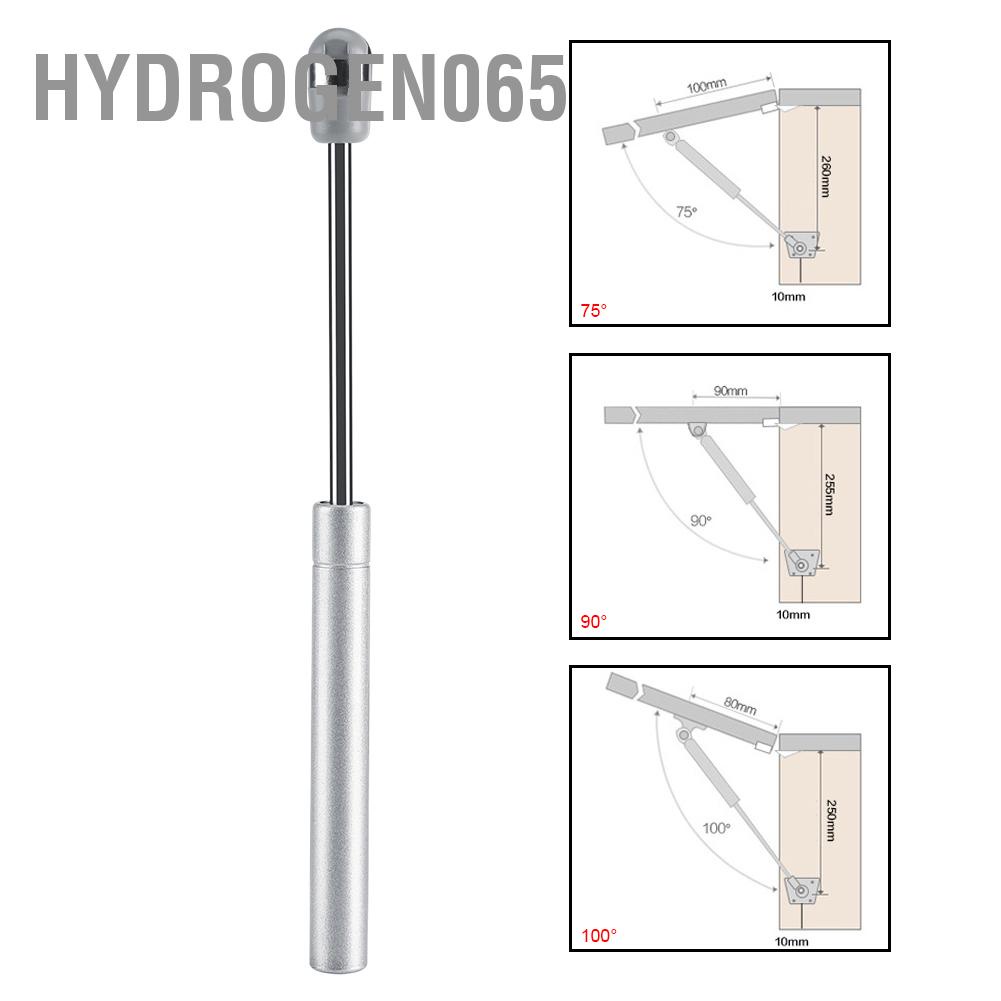 Hydrogen065 1 Cái Lực Cửa Nâng Hỗ Trợ Đồ Nội Thất Khí Lò Xo Tủ Bản Lề Nắp Ở Lại Bếp
