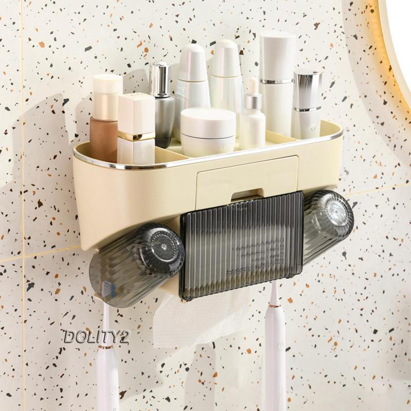 Giá Đỡ Bàn Chải Đánh Răng / Kem Đánh Răng Gắn Tường Tiện Dụng