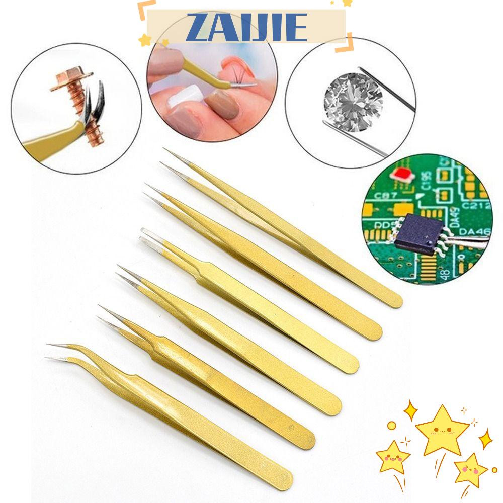 Nhíp Cầm Tay ZAIJIE24 Bằng Thép Không Gỉ Chất Lượng Cao