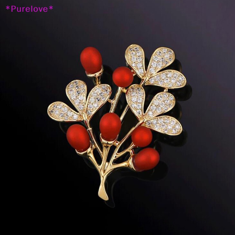 Ghim Cài Áo Hình Cây May Mắn Đính Đá Phong Cách Vintage Dành Cho Nam Và Nữ Mới