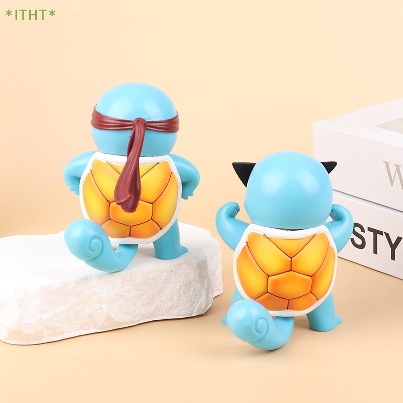 Đồ trang trí Nhân Vật Squirtle Bằng Pvc Đẹp Mắt Mới