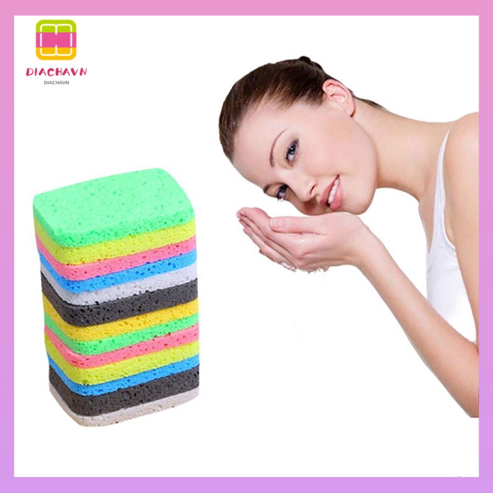 DIACHAVN Miếng Bọt Biển Rửa Mặt / Toàn Thân Thiết Kế Nhỏ Gọn Tiện