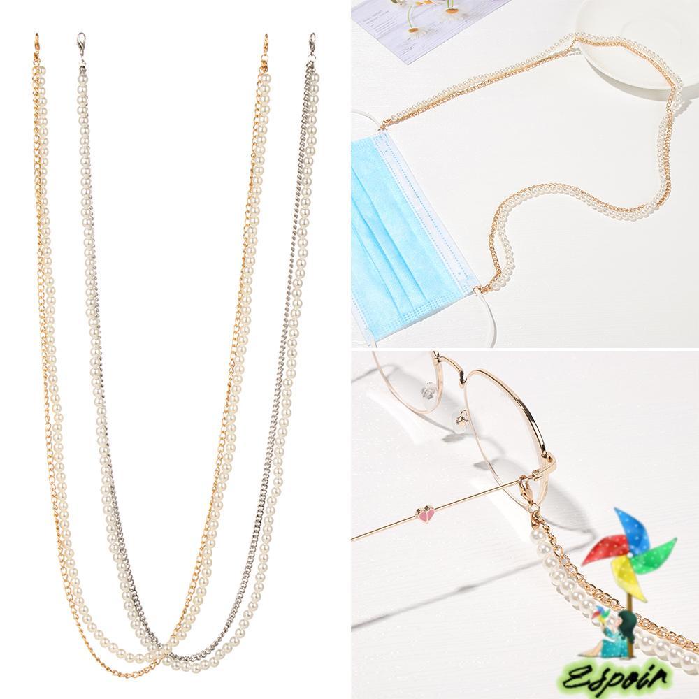 ESPO Dây Xích Kim Loại Đeo Kính Mát