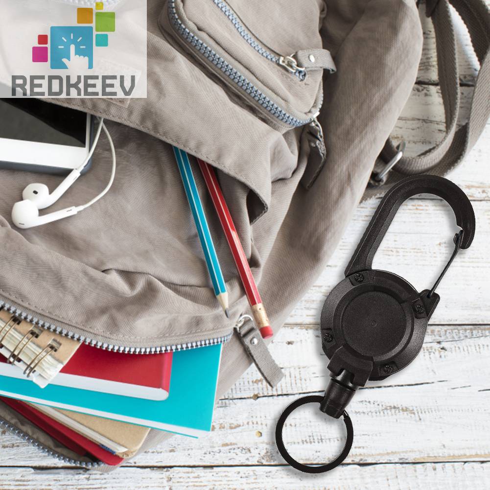 Móc Khóa Dây Thắt Lưng Có Thể Thu Gọn Tự Động Tiện Dụng