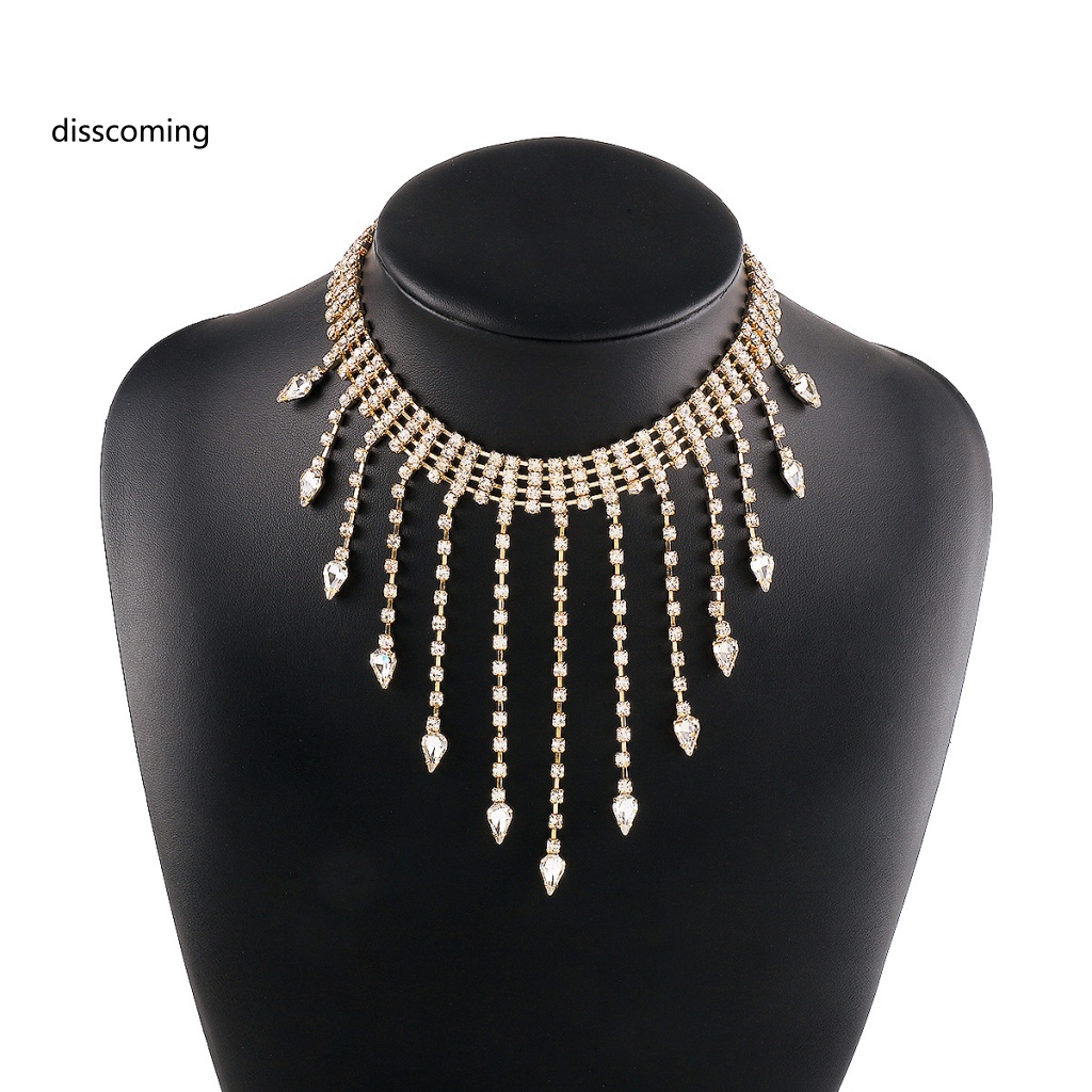 Áo Khoác SL SL Kiểu Dáng Trẻ Trung Năng Động| Niche Vòng cổ Hợp Kim Tua Rua Hình Học Đính Đá Thời Trang Đường Phố