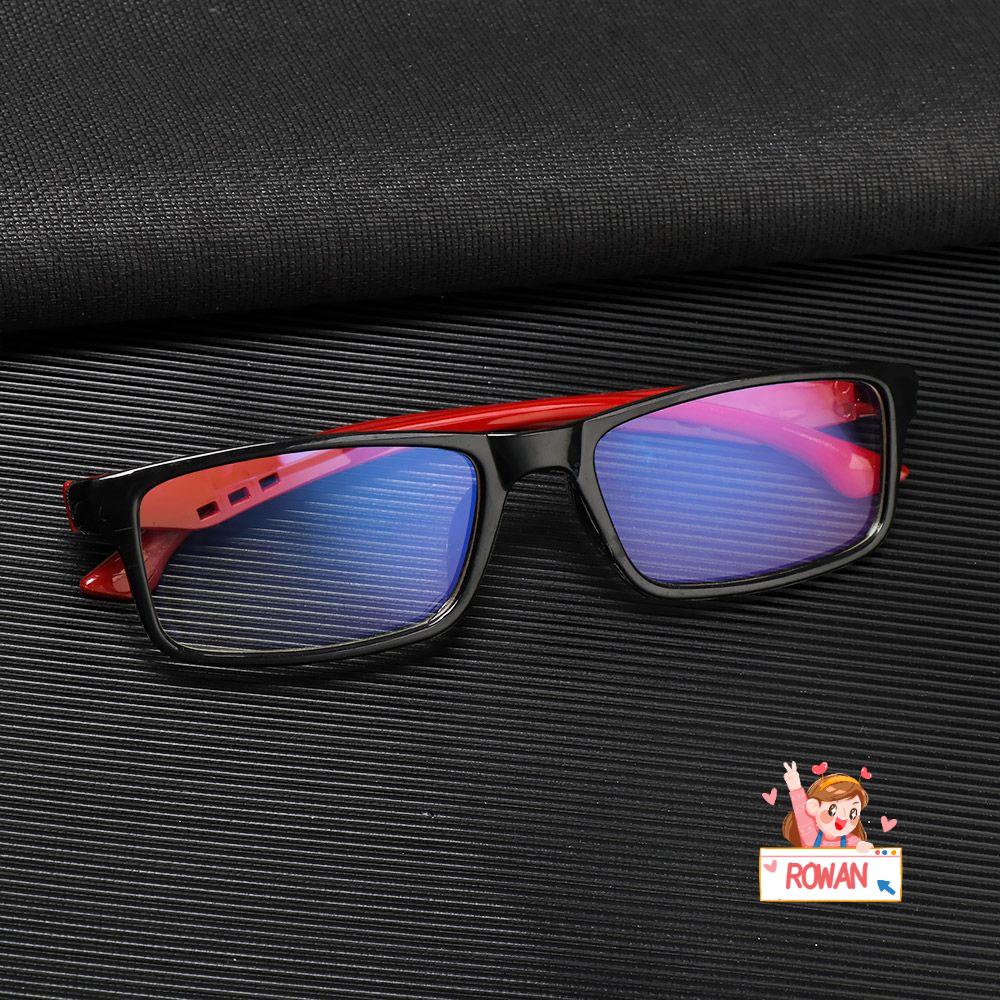 ROWANS Kính Mát Gọng Vuông Siêu Nhẹ Chống Ánh Sáng Xanh Phong Cách Vintage