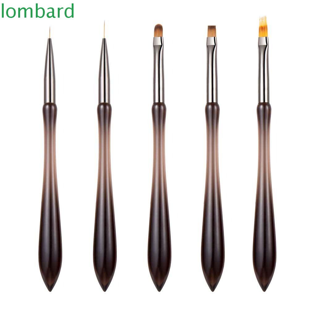 LOMBARD Bút Trang Trí Móng Tay Nghệ Thuật 3D Siêu Mỏng Màu Gradient Dành Cho Nữ