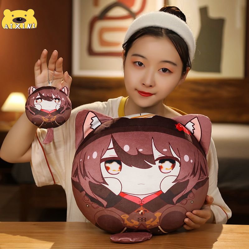 Gối nhồi bông hình bánh bao nhân vật Genshin Impact tùy chọn xinh xắn Gấu bông plushie mochi Genshin Impact mềm mại cute game anime
