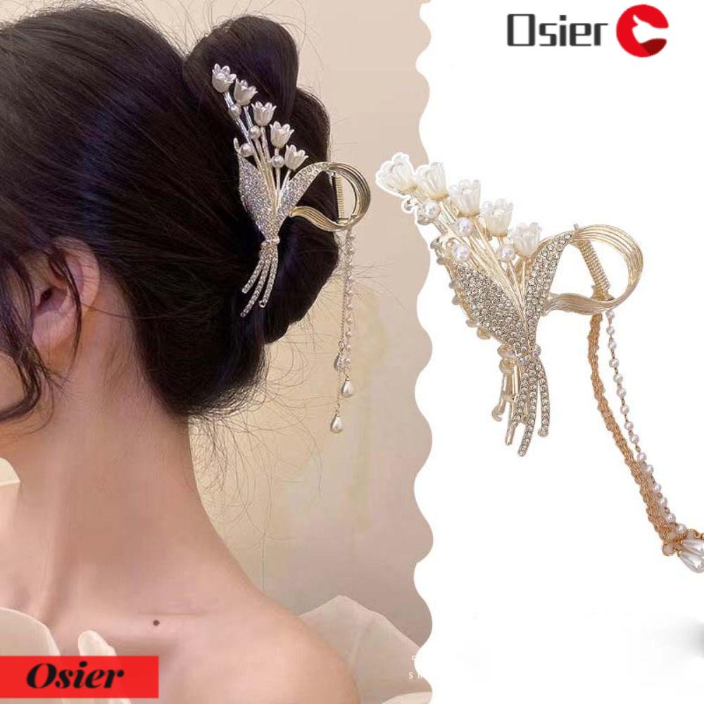 OSIER1 Kẹp Tóc Hình Bướm Xinh Xắn Theo Phong Cách Hàn Quốc