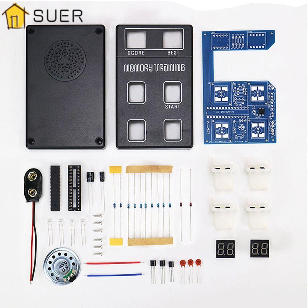 SUENIN Bộ Đồ Chơi Thực Hành Chơi Game Cầm Tay Bằng Silicone Abs Màu Đen Siêu Bền DIY