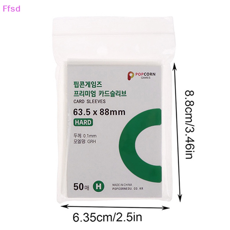 Set 50 Tấm Phim Trong Suốt Bảo Vệ Thẻ Hàn Quốc Không Axit Không Chứa Bpa