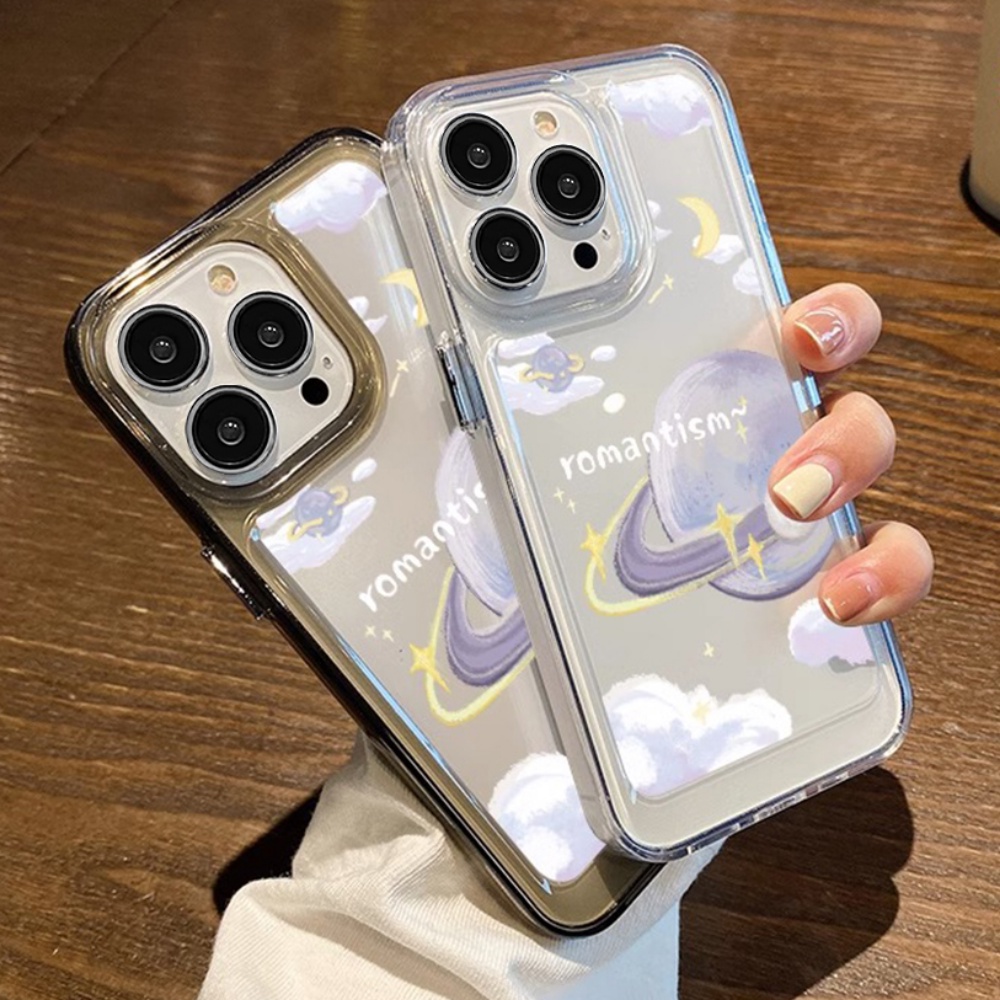 Ốp Điện Thoại TPU Mềm Trong Suốt Chống Sốc Chống Bụi Thời Trang Cho IPhone 14 13 12 11 Pro Max X XR 8 7 Plus