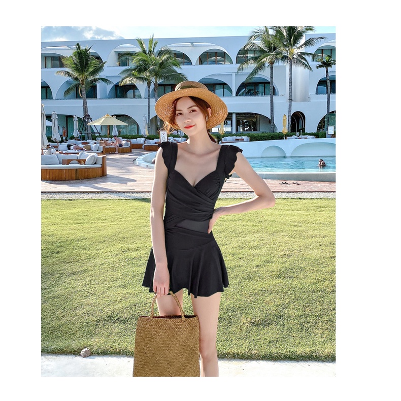 Đồ bơi liền thân màu trơn thời trang quyến rũ cho nữ AA7582