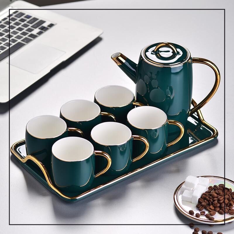 Kiểu dáng Bắc Âu;mạ vàng 18k;men sáng;sang trọng;đẳng cấp;làm quà tặng rất sang