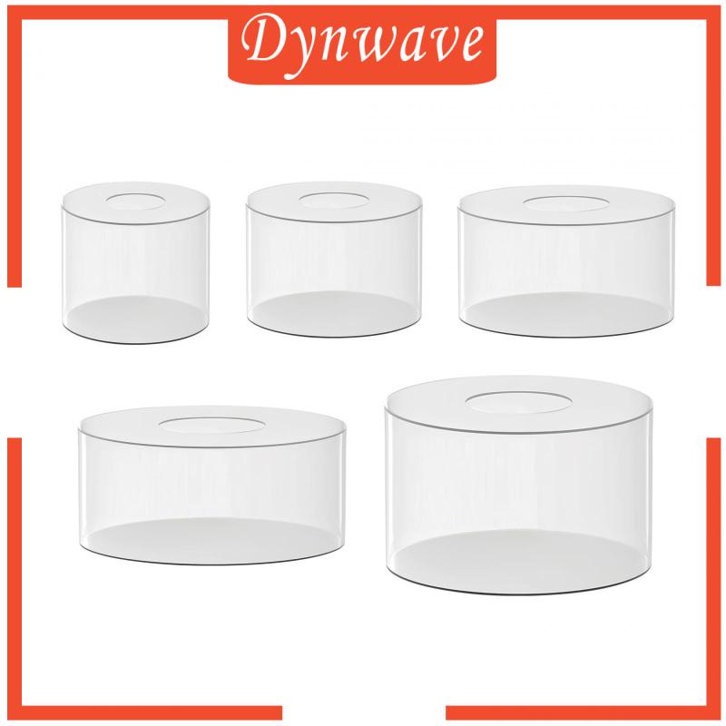 Giá Đỡ Bánh Kem Hình Tròn Bằng Acrylic Trong Suốt Dùng Trang Trí Tiệc Cưới