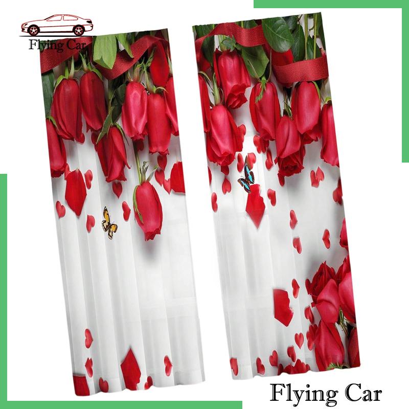 Rèm Cửa 52wx95L In Họa Tiết Dùng Trang Trí Phòng Ngủ / Nhà Bếp