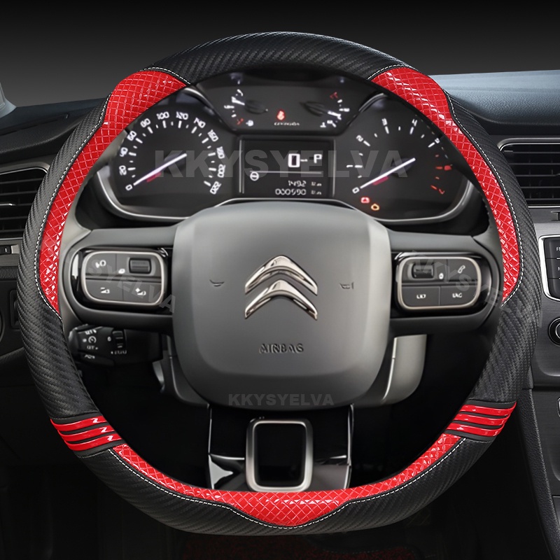 Vỏ Bọc Vô Lăng Loại D Cho Citroen C3 II III 2009-2019 2020 C3 AIRCROSS 2017 2018 2019 2020 2021 Berlingo 3 C4 Picasso 2