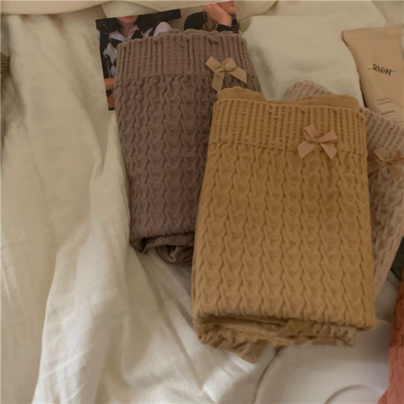 [Quần Lót Dễ Thương] Quần Lót Modal Co Giãn Tốt Không Đường May Lưng Vừa Thoáng Khí Phong Cách Hàn Quốc Cho Nữ