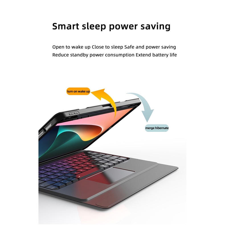 Bao Da Máy Tính Bảng Có Bàn Phím Thông Minh Cho Xiaomi Pad 6 pro 5 12.4 Xiaomi MiPAD 5 pro 12.4 Xiaomi Pad 6 pro