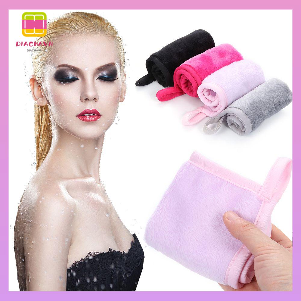 DIACHAVN Khăn Tẩy Trang Bằng Sợi Microfiber Mềm Mại Cho Nữ