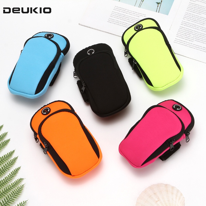Deukio Túi Đựng Điện Thoại Đeo Cánh Tay Tiện Dụng Khi Tập Thể Thao