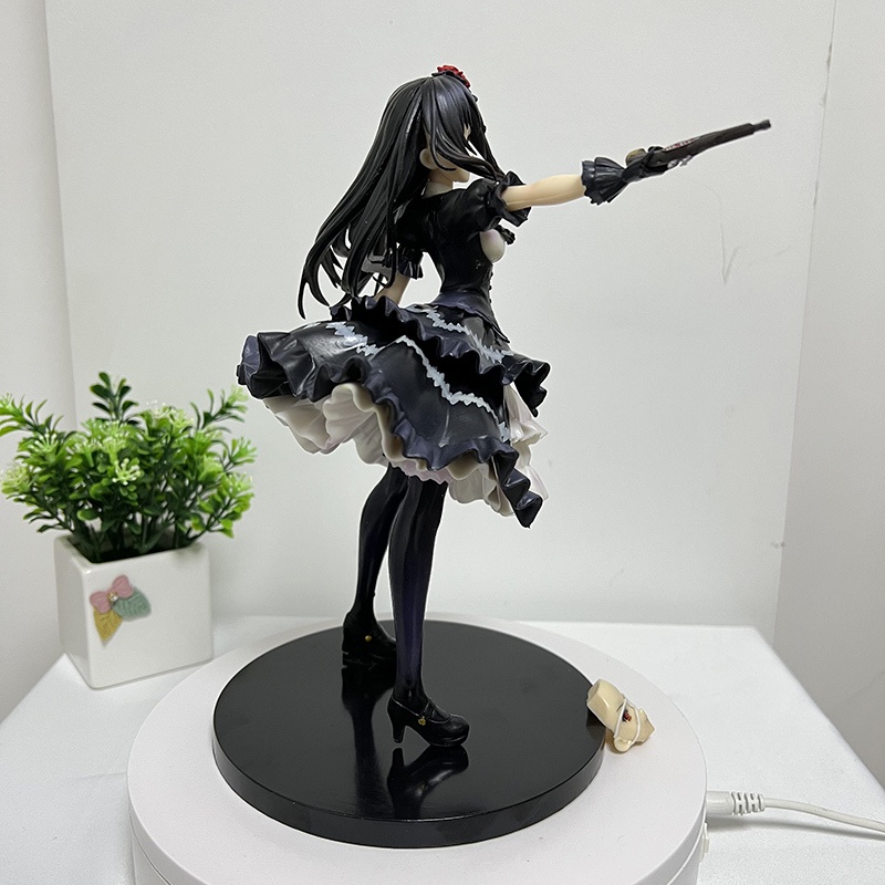 Mô Hình Nhân Vật Kurumi Tokisaki Anime DATE A LIVE 24cm Trang Trí Bàn Làm Việc Kỷ Niệm Lần Thứ 30