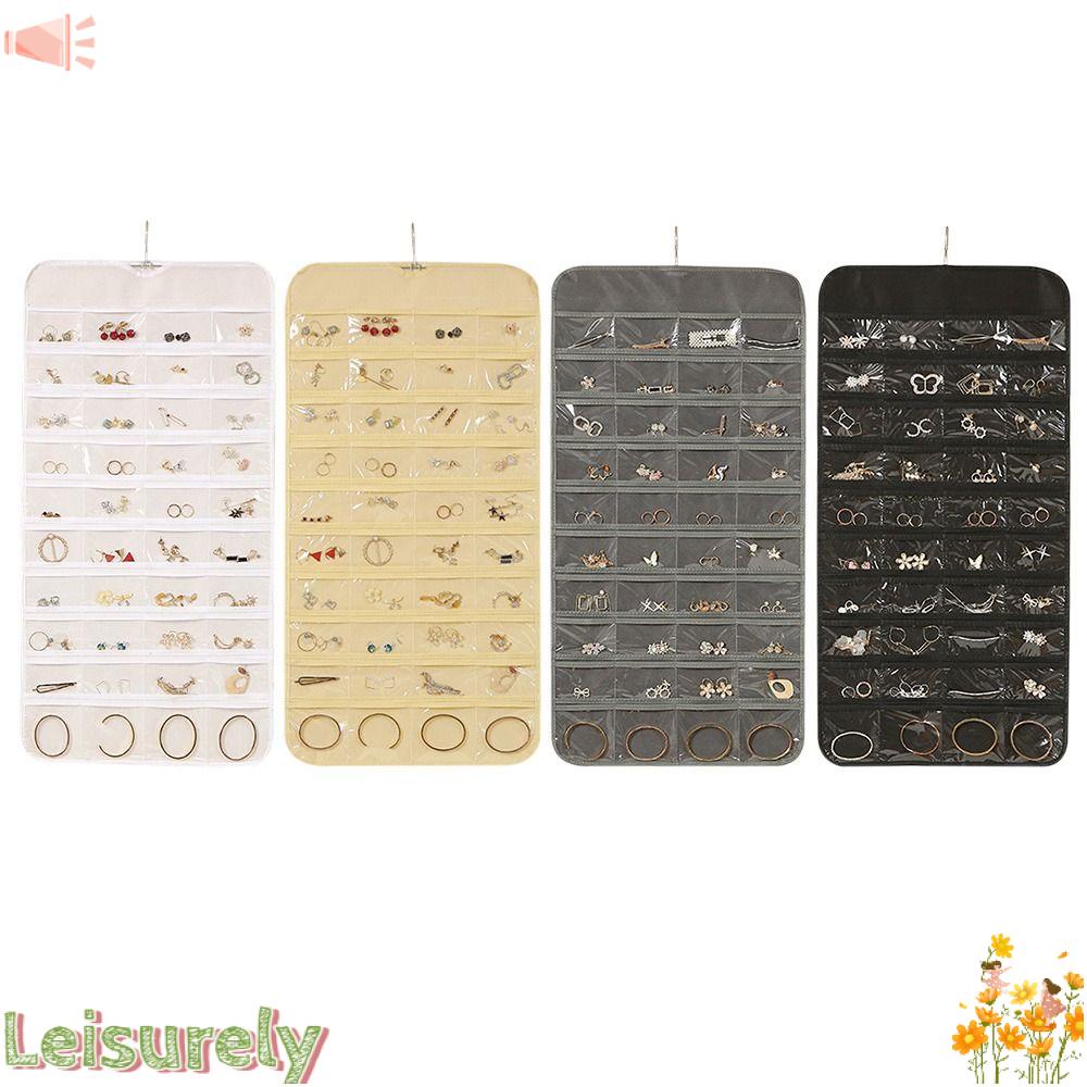 LEILY Túi Treo Đựng Trang Sức Bằng Vải Không Dệt Chống Bụi Tiện Dụng