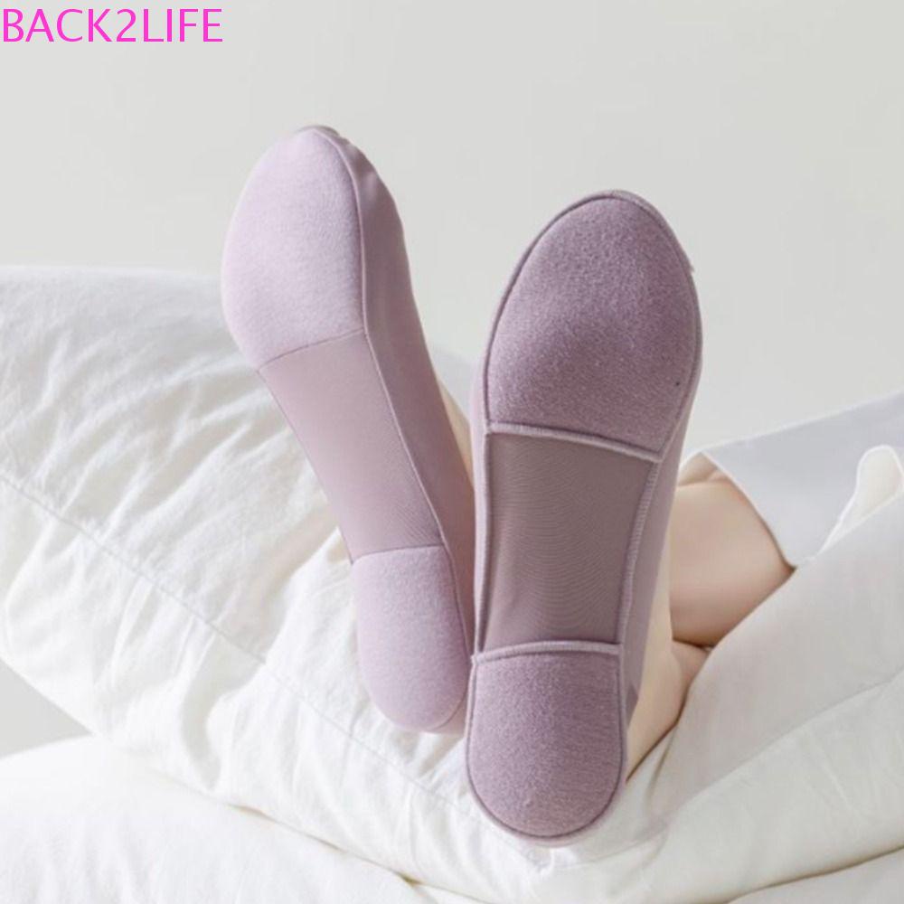 BACK2LIFE Vớ Thuyền Bằng Lụa Lạnh Mỏng Chống Trượt Thấm Hút Mồ Hôi Thoáng Khí Vô Hình Cho Nữ