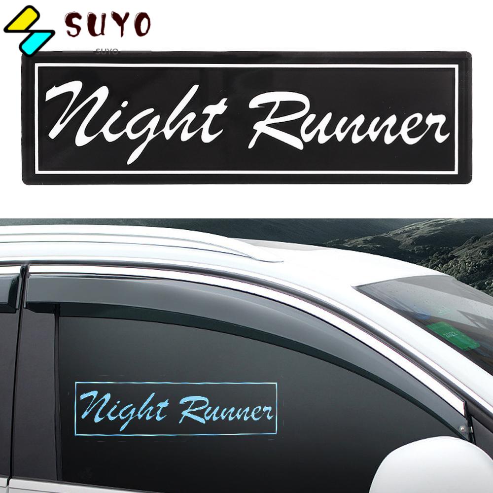SUYO Sticker Đèn LED Dán Trang Trí Cửa Sổ Xe Hơi Vào Ban Đêm