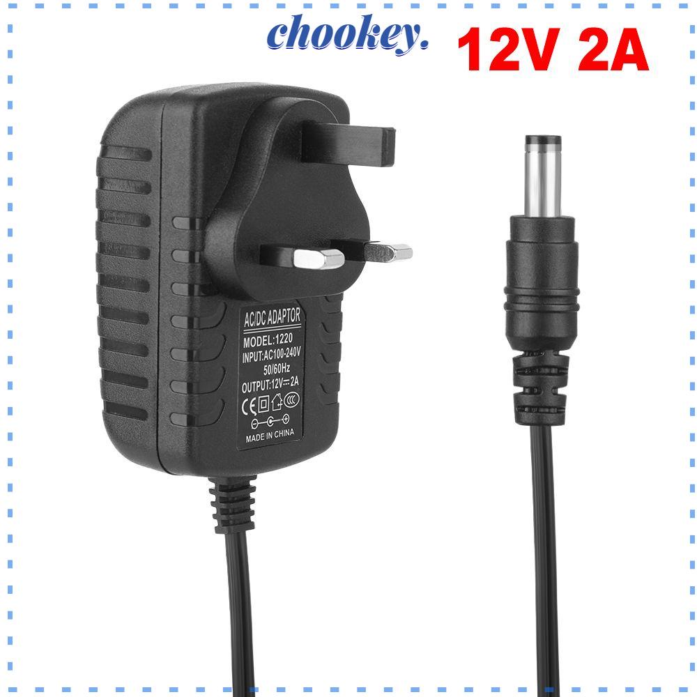 CHOOKEY Bộ Cung CấP Và ChuyểN ĐổI ĐiệN AC / DC 12V 2A Cho Dây ĐèN LED / Camera CCTV