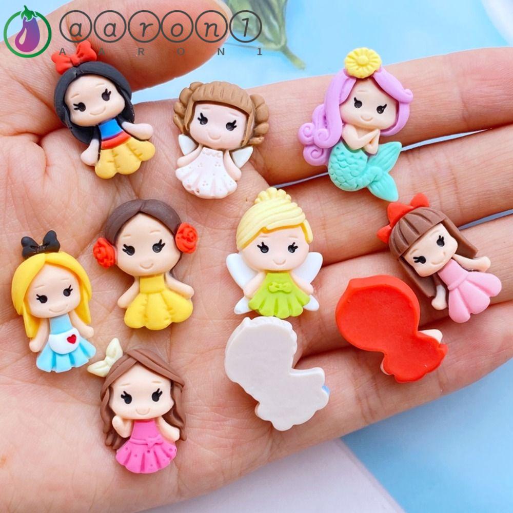 AARON1 Phụ Kiện Trang Trí Sổ Tay Hình Công Chúa Hoạt Hình Dễ Thương DIY