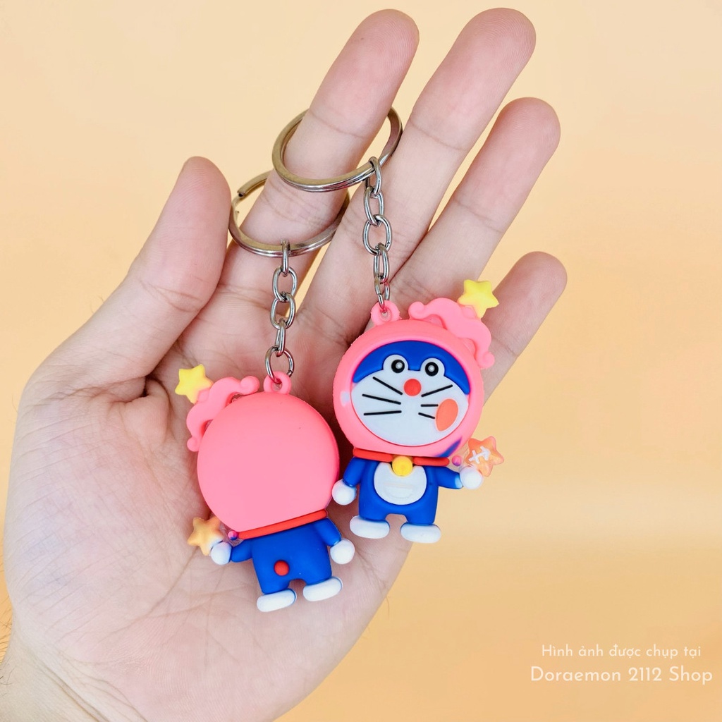 MÓC KHÓA DORAEMON CUNG HOÀNG ĐẠO BẰNG NHỰA SIÊU DỄ THƯƠNG