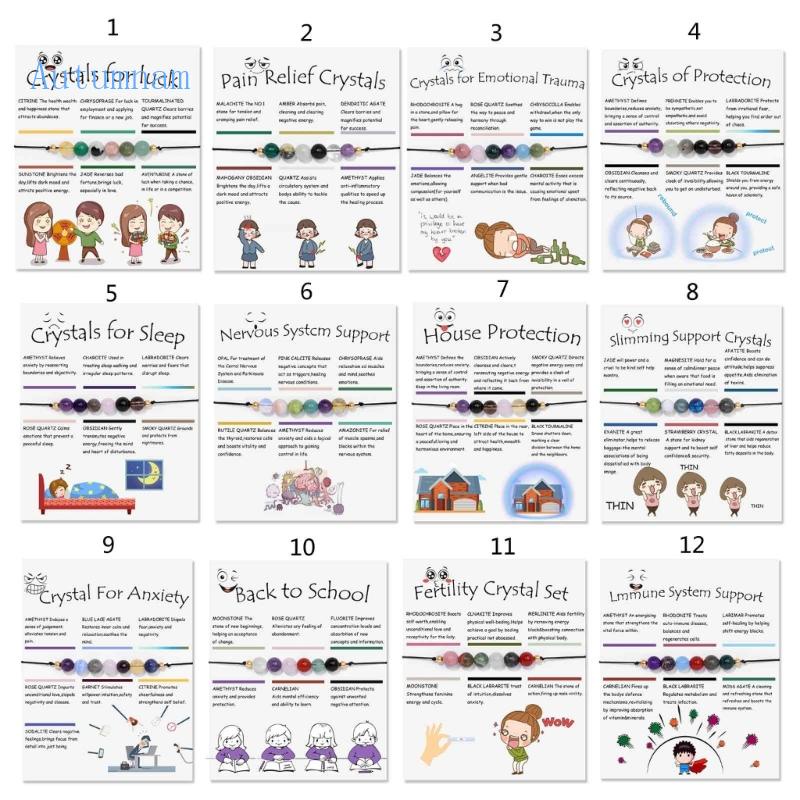 Vòng Tay Dây Bện Đính Hạt Pha Lê Handmade Thời Trang Cho Cặp Đôi