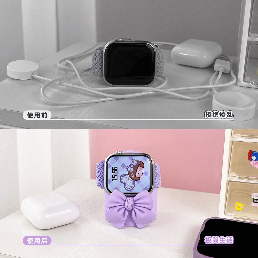 Đế Sạc Bằng Silicon Hình Trái Tim Cho Đồng Hồ Thông Minh Apple IWatch