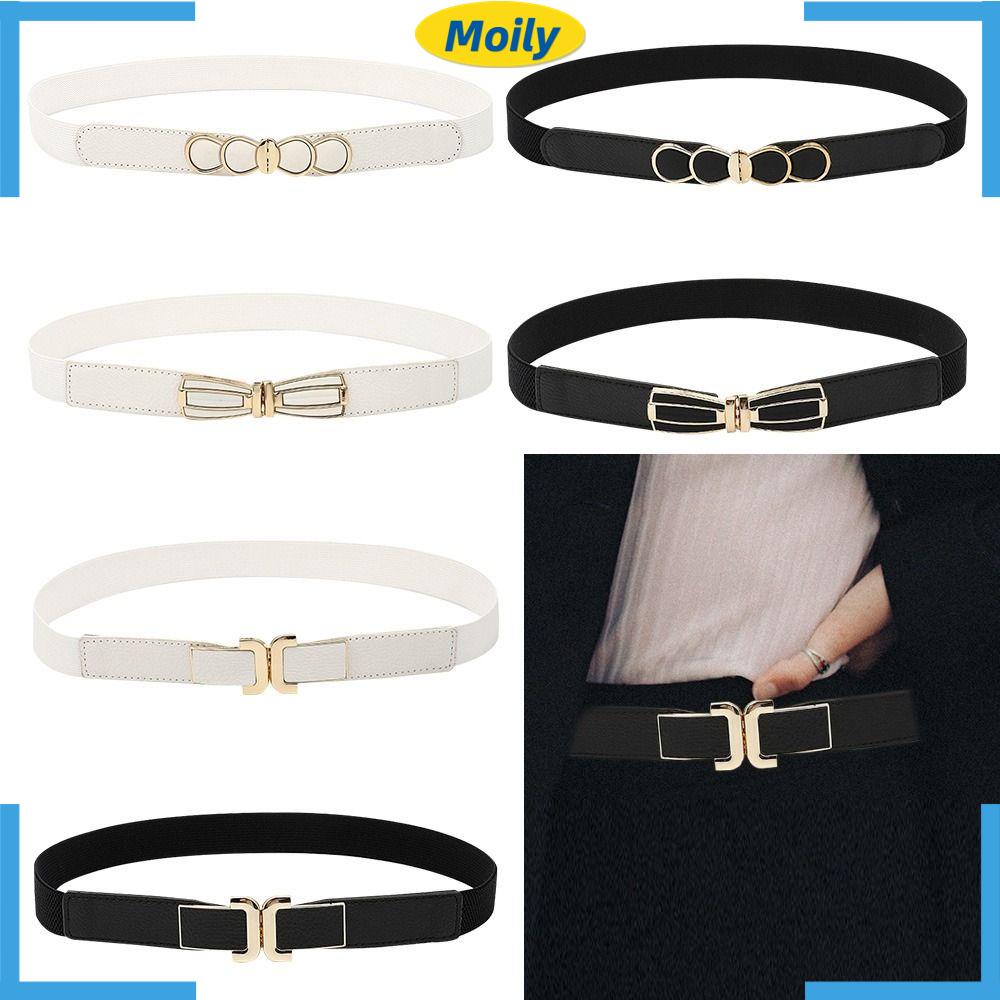 MOILYVN Thắt Lưng Co Giãn Phong Cách Punk Cá Tính Cho Nữ