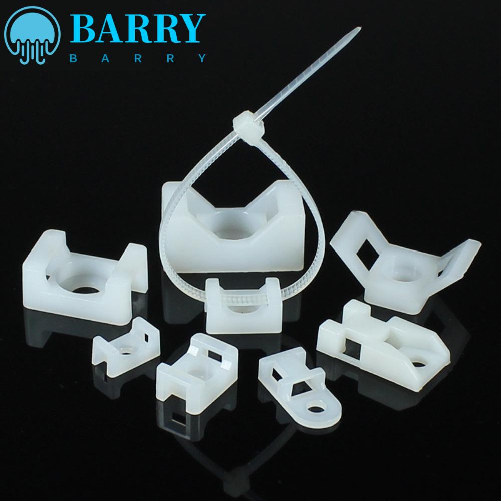 BARRY Khóa Cố Định Dây Cáp Hc-2s Bằng Nhựa Kèm Ốc Vít Cố Định Tiện Dụng Giá Đỡ