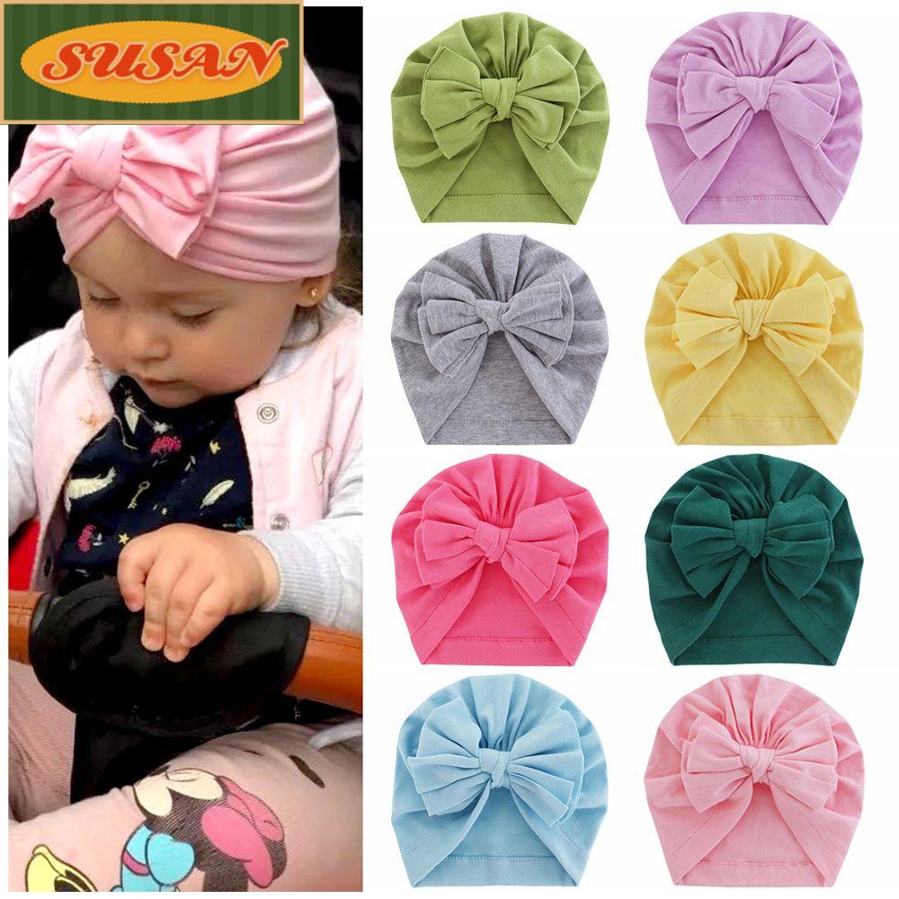 SUSANS Mũ Turban Cotton Mềm Mại Cho Bé