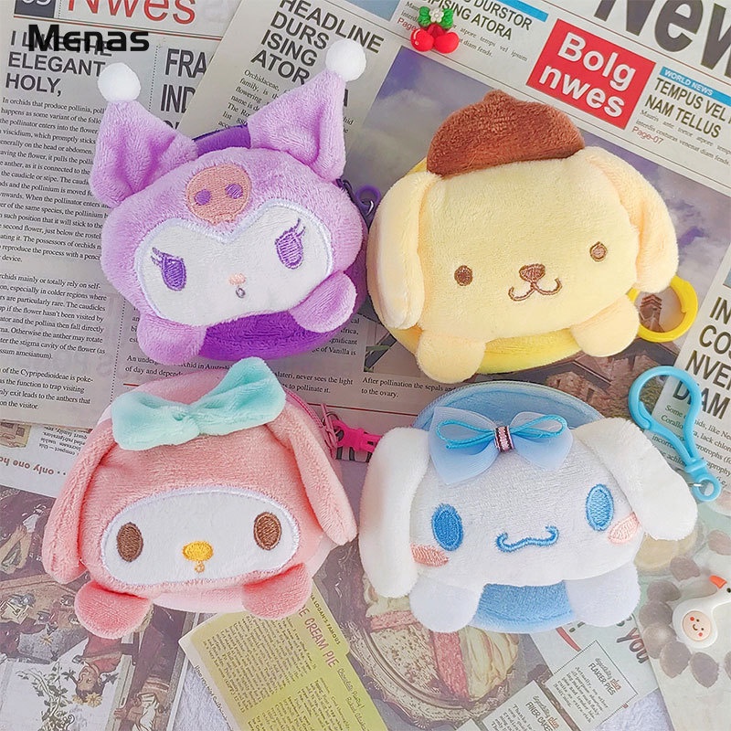 Ví Bông Hình Cún Con Dễ Thương Sáng Tạo Cho Nữ