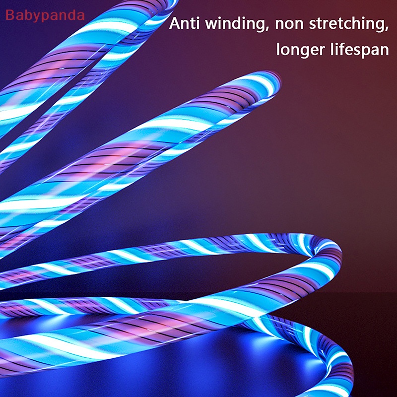 Dây Cáp Sạc Nhanh 5A Có Đèn LED Phát Sáng Dành Cho iPhone Samsung Xiaomi Redmi