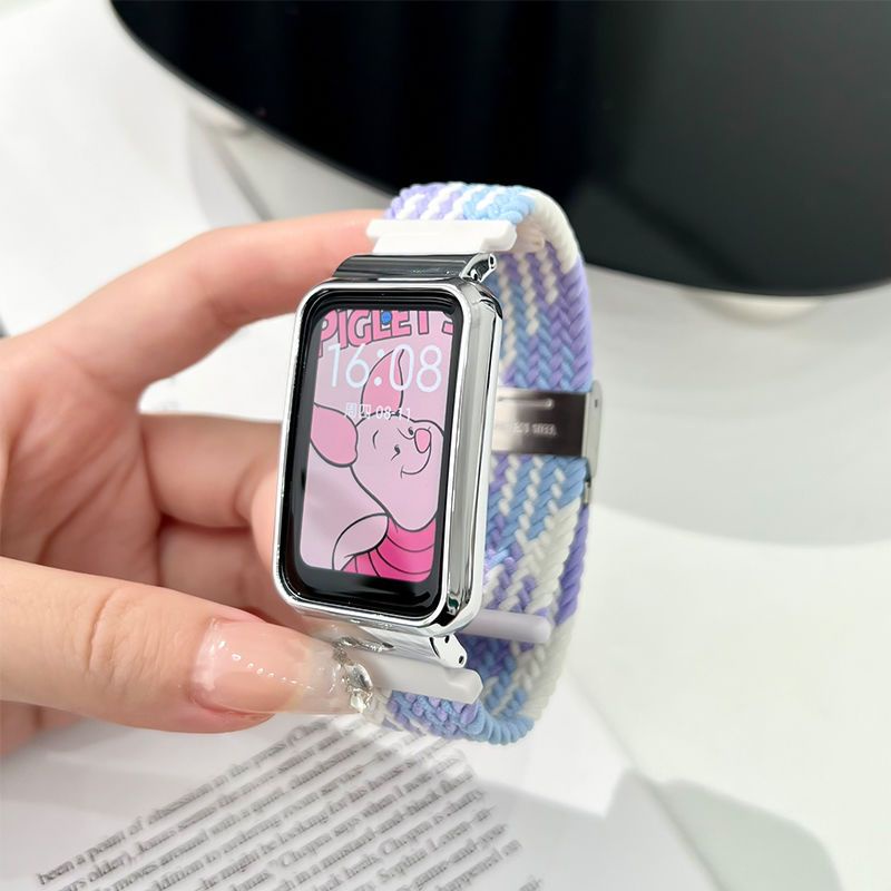 Dây Đeo Nylon Bện Thay Thế Cho Đồng Hồ Thông Minh Xiaomi Redmi Smart band 2 Xiaomi Mi Band 8 Active