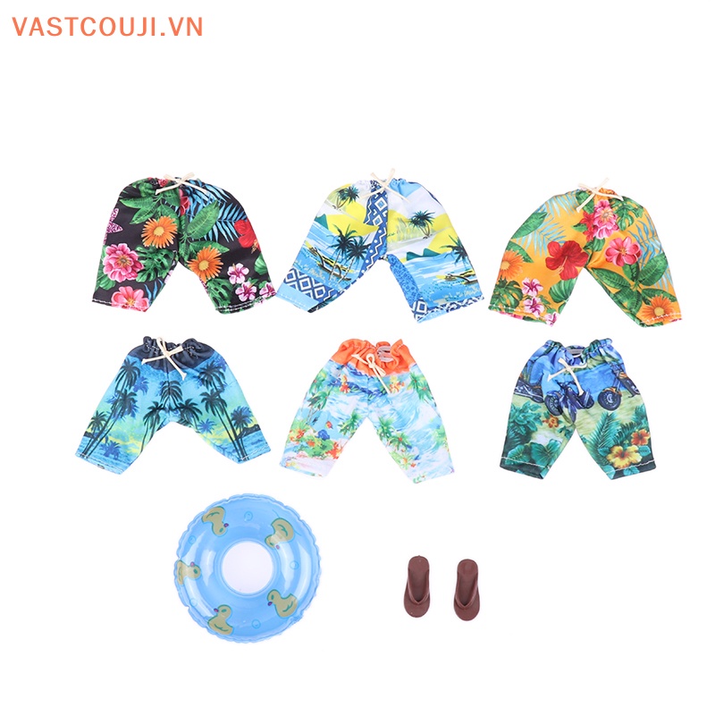 SPEEDO 1 Bộ Quần Áo Bơi Ngắn Thay Đổi Tốc Độ Thời Trang Mùa Hè Cho Búp Bê VASTJI