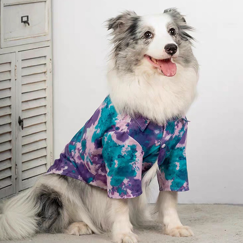 HamshMoc Trang Phục Mềm Nhẹ Thoáng Khí In Họa Tiết Hamsa Thời Trang Mùa Hè Cho Thú Cưng