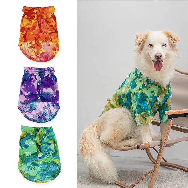 HamshMoc Trang Phục Mềm Nhẹ Thoáng Khí In Họa Tiết Hamsa Thời Trang Mùa Hè Cho Thú Cưng