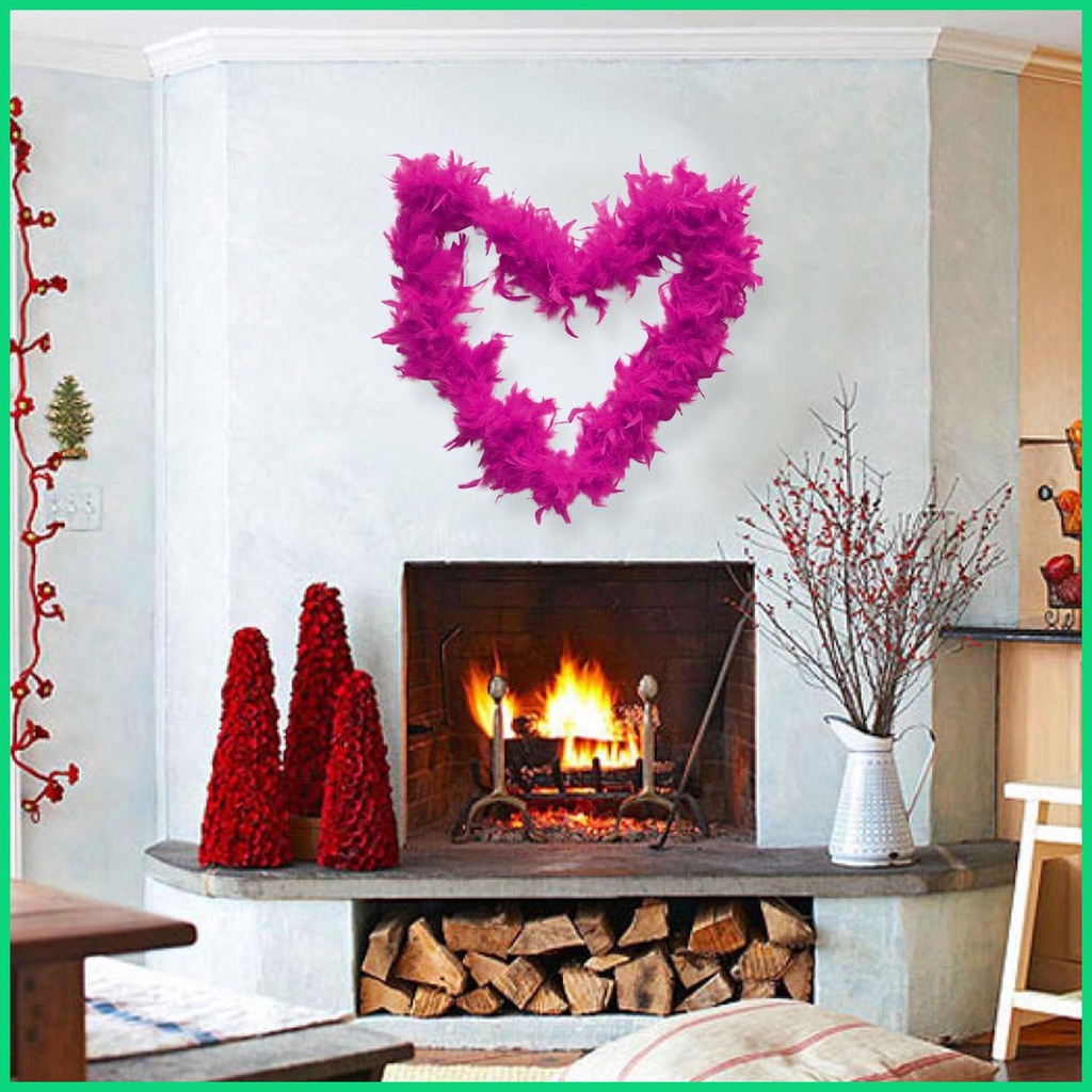 Lông Vũ Boas 2M / 6.6Ft Nhiều Màu Sắc Hóa Trang Lạ Mắt Cho Bé Gái jiwvn Jwvn